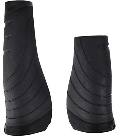 Allnice Bike Handlebar Grips Comfort Bike Grips Fit for 22.2mm Bicycle Handlebar (Black) (AB)