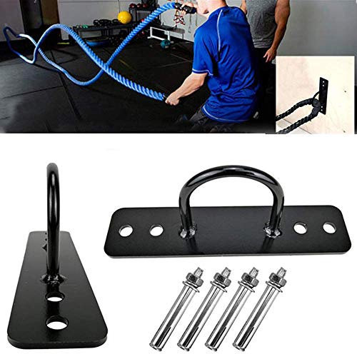 Zoloyo Battle Rope Wand Deckenhalterung Anker Haken Aufhängung Riemen Crossfit Gymnastik Ringe Schaukel Hängematten für Yoga Schaukeln Hängematten Boxen Ausrüstung