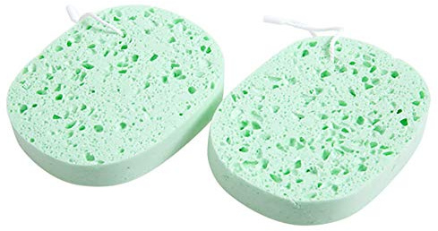 2 Stück Gesichtsschwamm Gesichtsschwamm Gesichtsschwamm Gesichtsreinigung Peeling Kosmetik Schwamm Reinigungsschwamm