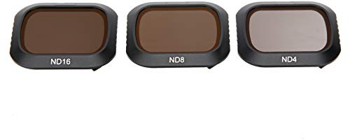 Filtro per Obiettivo ND, ND4 ND8 ND16 Filtro per Obiettivo in Vetro Ottico Densità Neutra 3 in 1 Set per Fotocamera 2 PRO