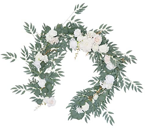 Duiaynke Seide Blumengirlande Rose Pfingstrose Grün Blätter Dekoration Girlande Fenster Zeremonie Hochzeit Bogen Zeremonie Dekoration