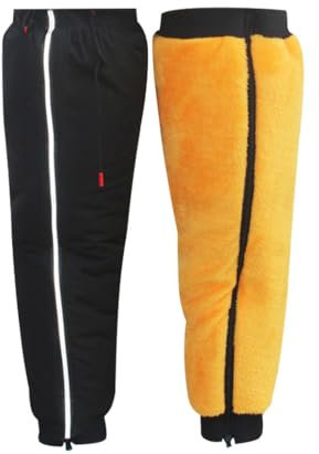 ACMEDE Winter Motorrad Knieschoner Kniewärmer Knieschützer Wasserdicht Winddicht Knieschützer für Outdoor Damen Herren Roller Radfahren (70cm)