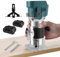 30000RPM Cordless Hand Router Tool with 2 Batterys,Palm Router Trimmer with Six-Speed Gearbox Control,Woodworking Hand Router with Trimmer Base,Cordless Wood Router Tool for Woodworking