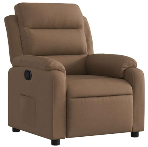 vidaXL Relaxsessel Braun Stoff