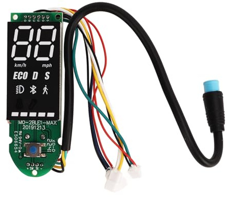 Elektroroller Platine,Wasserdichte Bluetoot Platine Für Elektroroller Mit Echtzeitanzeige,Ersatzplatine Kompatibel Mit Ninebot F30 Scooter