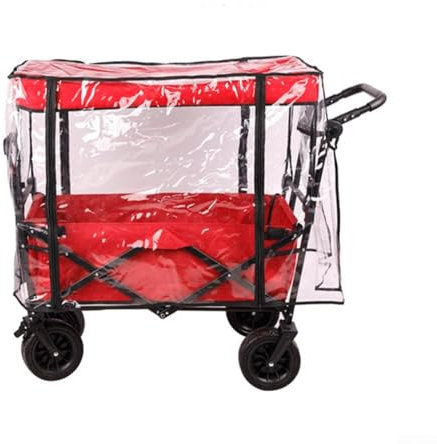 Gettimore Gettimore Camping Trolley Rain Cover, Wagon Rain Cover Waterproof Festival Trolley Cover Folding Wagon Cover, for Beach Trolley Cart Camping Trolley Cart Camping Trolley Cart Garden Trolley