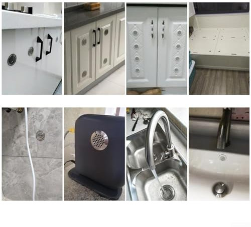 Elegante copertura a doppia faccia per presa d'aria dell'armadio, efficace protezione da polvere e insetti (20 pezzi)