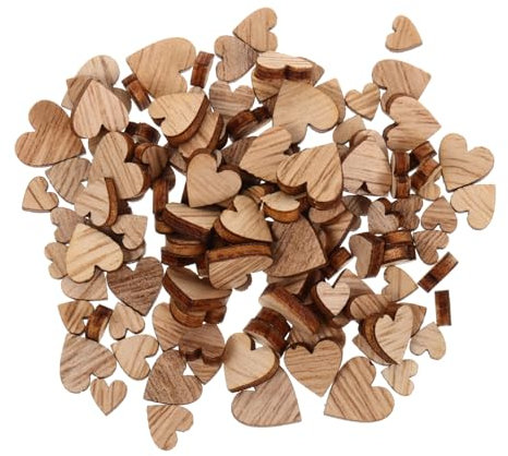Cabilock Valentines Day Wood Painting Crafts Bulk Heart Shape Wood Plate Diy Decor
