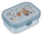 Mepal Lunch Box Campus Little Dutch, Bento Box for Children, Lunch Box with Bento Compartment and Fork, with Clip Closure, Dishwasher Safe and BPA-Free, 750 ml, Forest Friends