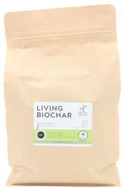 ALMICANNA: Living Biochar 2L – Carbone vegetale attivato per la coltivazione della cannabis – Amendment in Living Soil e per Terra Preta – Attivatore del suolo