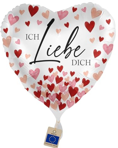 Folienballon Ich liebe Dich - romantischer Herzballon