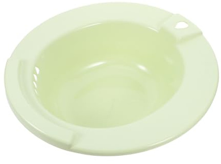 Hohopeti Portable Sitz Bath Toilet Seat Basin for Postpartum Care and Mobility Aid, Nordic Green, Elevated Toilet Seat for Elderly and Pregnant Women, Bathroom Hip Soak Bowl for Home Use