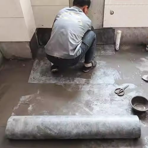 Rotolo di membrana impermeabile per doccia, 9 x 30 m, per fondazione in calcestruzzo, pronto all'uso, soluzione impermeabilizzante per bagni e pavimenti