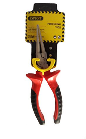 DOBO® Pinza Pinze punte tonde per bricolage minuteria acciaio inox carbonio bricolage (18cm)