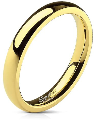 UrbanBijoux Bague Anneau Alliance Mariage de fiançaille Homme Femme plaqué Or 4mm - 54