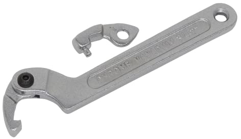Sealey SMC2S 3pc Adjustable C Spanner - Hook & Pin Wrench Set 19-51mm