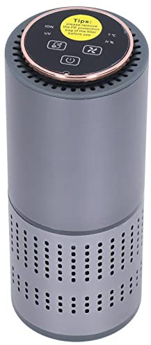 01 02 015 Purificador de aire del coche, portátil y de bajo ruido con filtro de carbón activado y desinfección ultravioleta