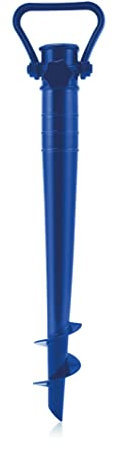 Gesar Trivella per Ombrellone da Spiaggia - Picchetto per ombrellone - Base ombrellone da Spiaggia - Accessori Spiaggia - Puntale ombrellone - Picchetti ombrellone Spiaggia - (Blu)