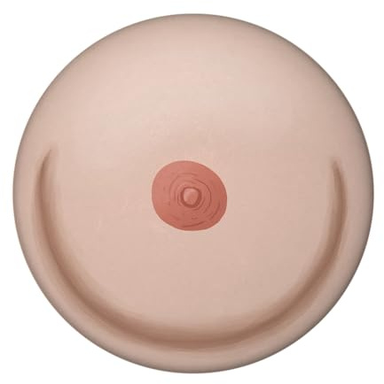 Brust Magnet rund mit Flaschenöffner lustiger Magnet rund mit Flaschenöffner für den Kühlschrank zum Befestigen von Fotos Postkarten oder Haushaltsplan mit Busen Motiv