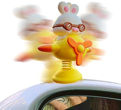 Vesone Armaturenbrett-Wackelköpfe - Shaking Bunny Armaturenbrett-Dekoration, Auto-Dekoration | Niedliche Auto-Innendekorationsaccessoires, Raumdekoration, Desktop-Dekorationen