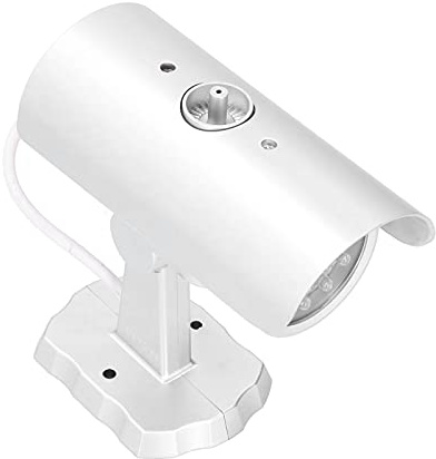 Caméra de Simulation avec Système de Surveillance Factice à Lumière LED Clignotante pour Ruban Extérieur Intérieur