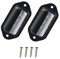 Flaconi 2PCS luz matricula moto,luz matricula coche,Luces de Matrícula Luces Matricula Remolque LED para Coche,6500 K Luz de Matrícula Impermeable para Coche,Remolques,RV,Camión,Caravana y Barco