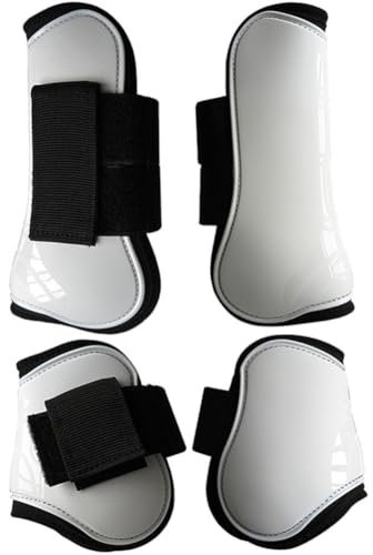 Wudaizhi Pferdesehnenstiefel, Pferdebeinschutz, Pferdebeinschutz, Absorbierende Pu-Shell-sehnen-streichkappen Für Das Springreiten
