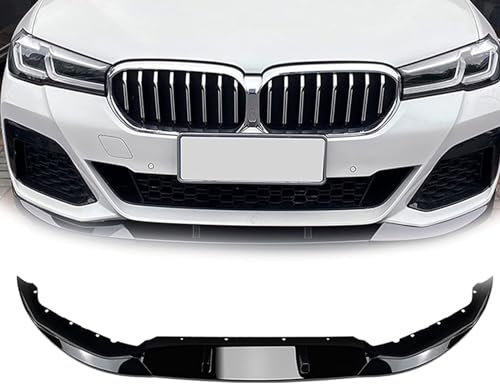KUYHYNDEW Auto Frontspoiler für BMW 5 Series G30 MSport 525i 530i 2021 2022 2023, Auto Front Stoßstangen Spoiler Splitter, Frontlippe Spoiler Kit Auto Zubehör