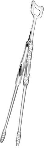 Cocinar pinzas, herramienta de servicio resistente al calor, clip de agarre ergonómico, manejo seguro de alimentos, construcción de metal antiadherente, 32.5x4.6x2.6cm, para rejilla, barbacoa, cocción