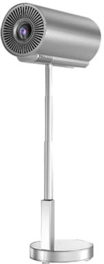 Vocdikficy Miniproyector X5 PortáTil Compatible con VíDeo 4K para Cine en Casa, Proyector de VíDeo con Enchufe Europeo