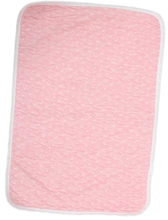 HOMOBABE Tappetino Cambio in Cotone Traspirante per Ragazzo Ragazza Rosa, Facile da Lavare, per Passeggino e Stanza dei Genitori