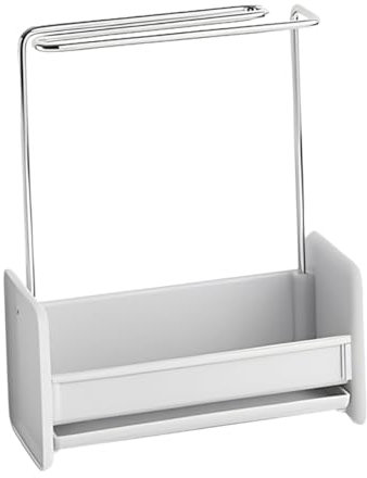 Luxshiny Rejilla De Drenaje Estante para Trapos De Cocina Soporte para Esponjas y Paños Organizador De Fregadero para Utensilios Escurridor De Cocina