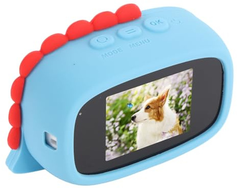 Naroote Fotocamera Subacquea, Piccola Fotocamera Compatta 12MP Grandangolo da 110 Gradi Zoom Digitale 4X Grado di Protezione IP67 per il Nuoto (BLUE)