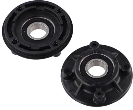 Paquete de 2 carcasas de rodamiento de repuesto para lijadoras orbitales aleatorias DWE6421, DWE6423 y DCW210 - Carcasa de plástico N329082, color negro