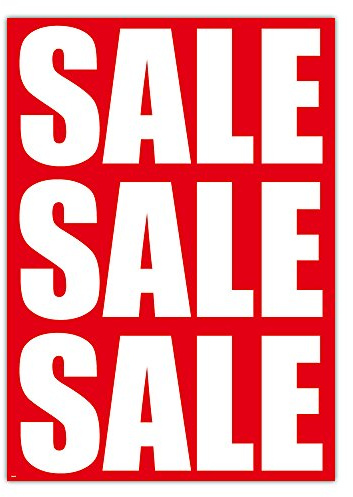 Preisschilder Schilder Plakate 10 Stück Sale Reihe DIN A3 29,7 x 42,0 cm für Räumungsverkauf/ohne Rahmen