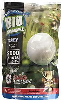 G & G 2.000 Softair/Airsoft Bio Precision BBS 6mm 0,33g -hellgrau-