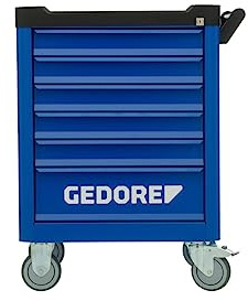 GEDORE WSL-M6 Werkzeugwagen workster smartline | 6 Schubladen, Traglast 20 kg, HxBxT 900 x 625 x 510 mm