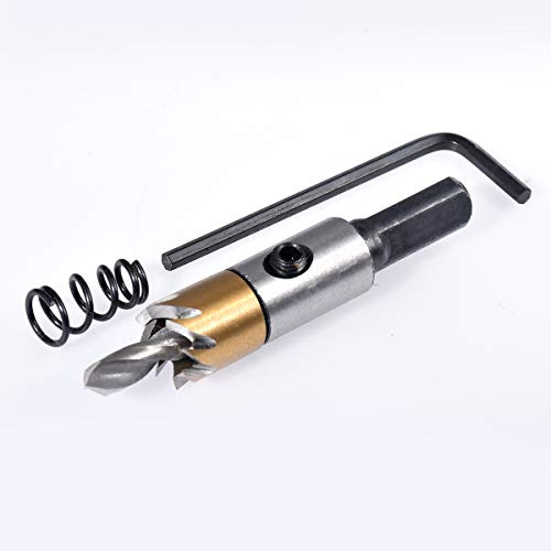 KATUR 12mm HSS - Foret de scie trépan, couteau à métaux en acier inoxydable, outil de coupe au cobalt pour bois, alliage (12mm)