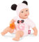 Götz 2020142 Muffin to Dress Puppe Signature Edition - 33 cm große Babypuppe mit blauen Schlafaugen, ohne Haare mit Mütze und Schnuller - Weichkörper-Puppe ab 18 Monaten