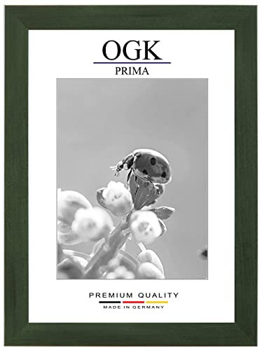 Online-GalleryKing Holz Bilderrahmen 75 x 98 cm in Grün gewischt | Foto | Poster | Puzzle | Galerie | Rahmen