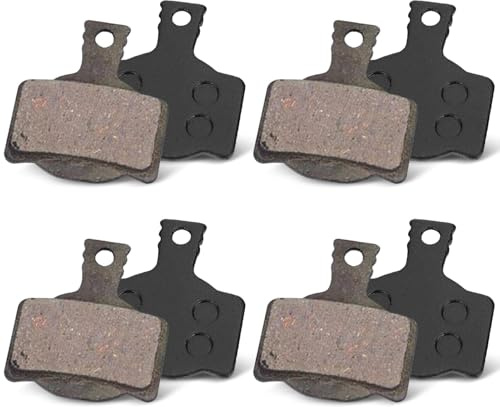 HERCHR 4 Pairs Fahrrad Bremsbeläge, Scheibenbremsbeläge, Resin Cycling Scheibenbremsbeläge Für Magura MT2 / 4/6/8 DK-17