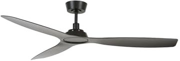 LUCCI AIR Deckenventilator Moto in Weiß mit drei Flügeln und Fernbedienung