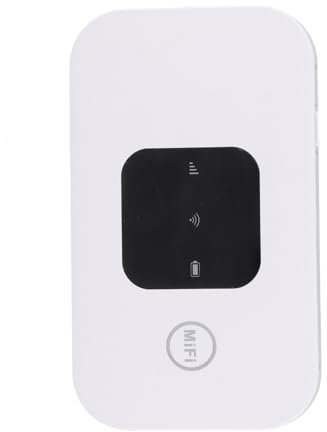 H5577 Router WiFi Portatile 4G LTE, Router Internet Wireless 3G 4G Hotspot Mobile con Display LED Smart, Standby 72h, Dispositivi WiFi Tascabili Ad Alta velocità per Viaggiatori d'Affari, Esterno
