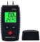 Medidor de humedad, medidor de humedad de madera tipo pin con 7 modos, pantalla LCD con retroiluminación, detector de moho de madera y materiales de construcción, detector de madera y materiales de