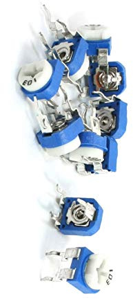 Strombegrenzende Elemente 10 Stücke DVD Wandschalter VCD 10K Ohm Trim Pot Potentiometer Top Dimmer Schalter Einstellbaren Widerstand