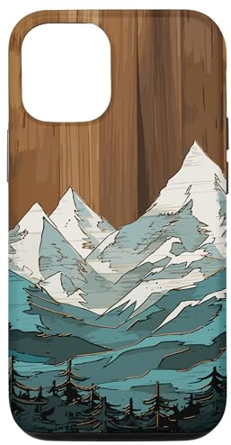 Montagnes en plein air, nature, randonnée, forêt, paysage, thème bois Coque pour iPhone 12/12 Pro