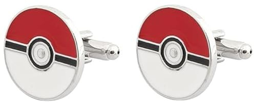 JYTDBCS Elf Ball Cufflinks, Cartoon Personalized Fashion Men's Shirt Cufflinks,Surroundings of Japanese Anime Cufflinks