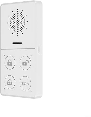 HpLive Für Tuya WiFi Intelligentes Alarmsystem, Anti-Diebstahl Sicherheitsalarm-Host, für Smart Life APP-Steuerung, 130DB hoher Alarm