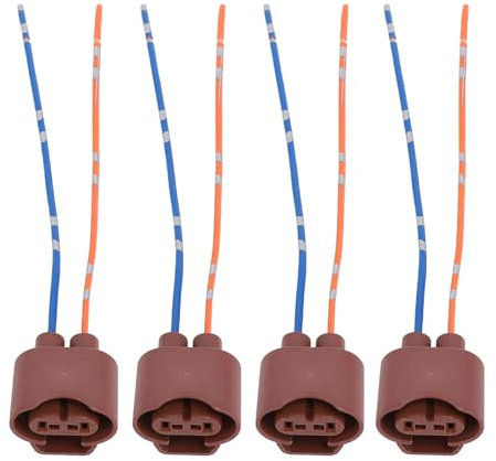 4PCS Scheinwerfer Buchse Adapter Kabelbaum 9006 HB4 DC12-24V Nebel Lampen Scheinwerfer