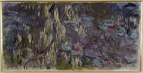 SERENDIPITP Bilder Moderne Druck Leinwand Malerei GemäLde Kunst Bilder Seerosen von claude monet Wandkunst Graffiti für Wanddekoration 60x90cm